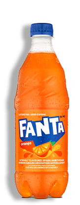 Orange Fanta bottle